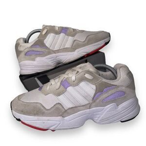 Adidas Yung-96 'White Purple' Casual Sneakers DB2601 Youth 7.5 Women's 8.5